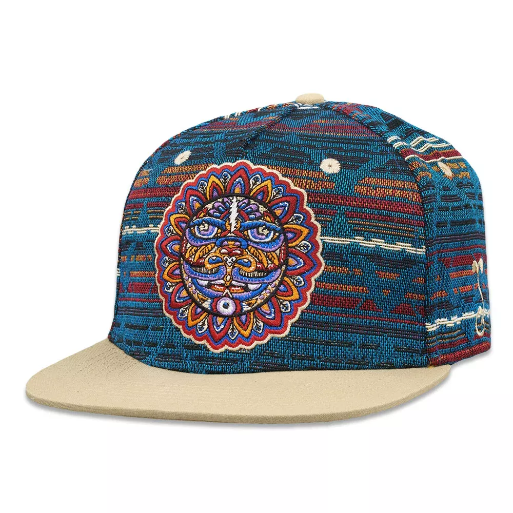 Chris Dyer China Cat Sunflower Blue Fitted Hat
