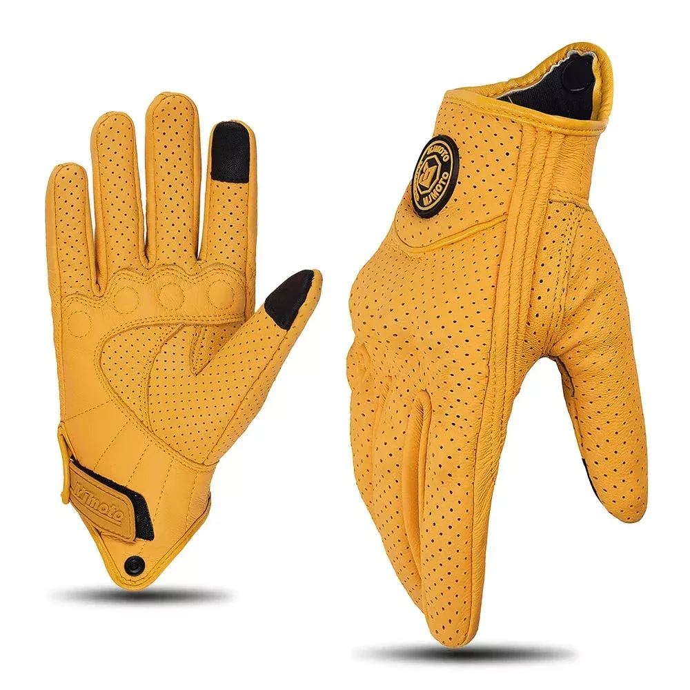 Classic Style Modern Comfort Retro Motorcycle Gloves