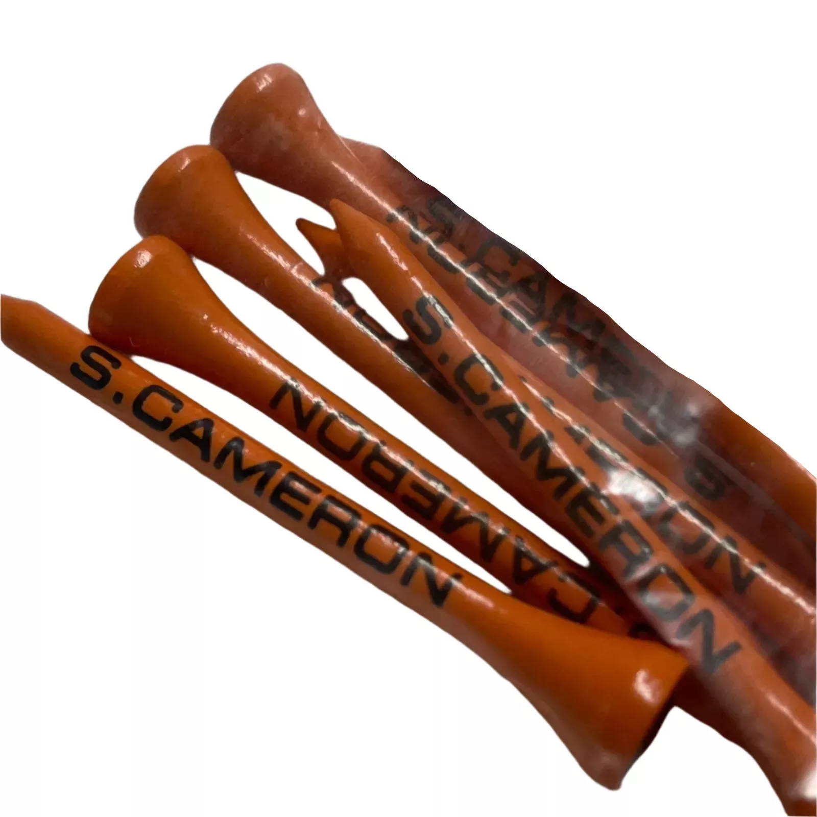 Club Cameron 2017 "Circle T"Pack of 12 Orange Golf Tees