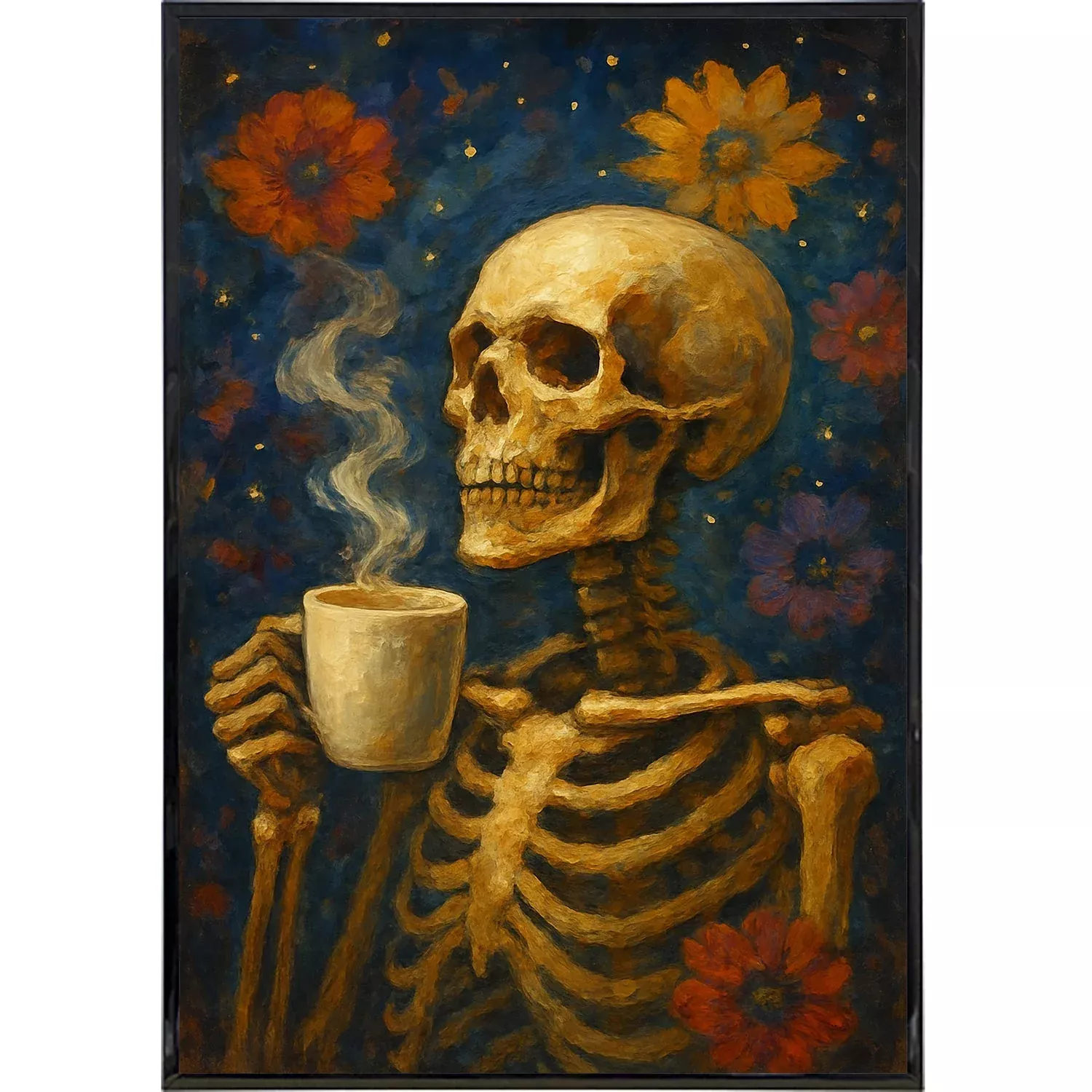Coffee After Death Original Poster Print