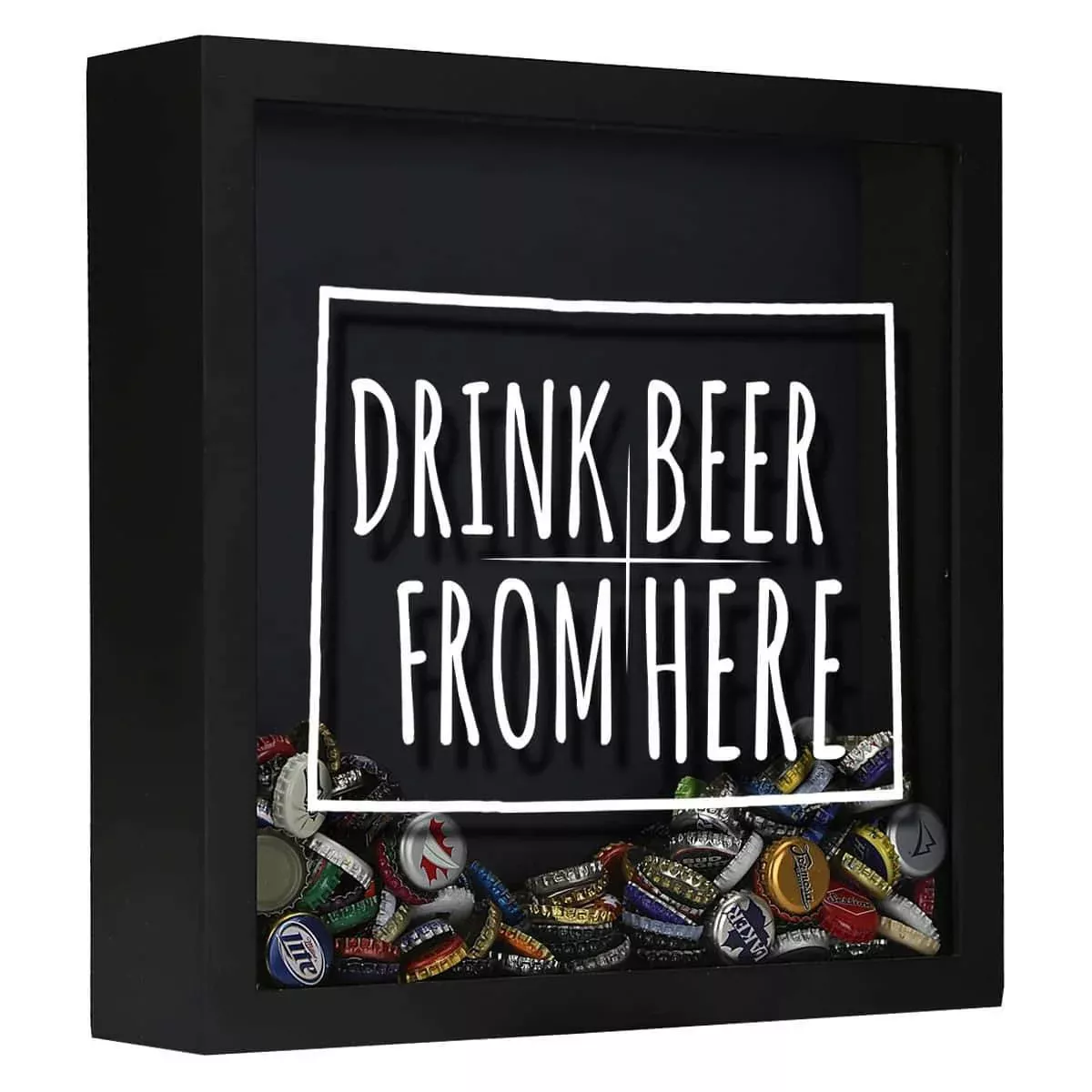 Colorado Drink Beer From Here Beer Cap Shadow Box