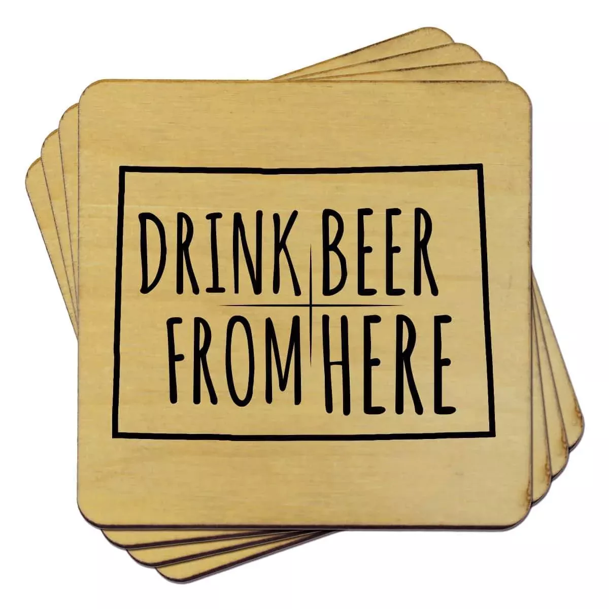 Colorado Drink Beer From Here Coasters