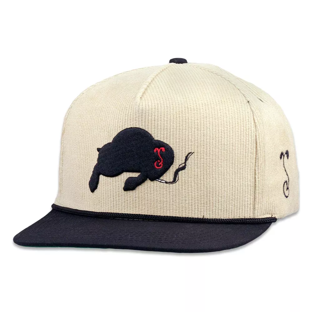 Colorado Puffs Tan Corduroy Snapback Hat