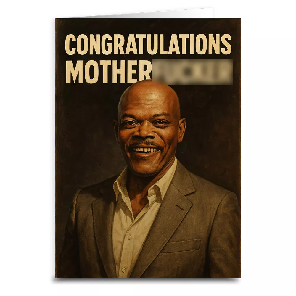 Congratulations Mother F--ker Greeting Card