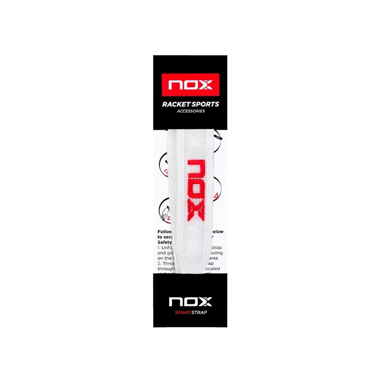 Cordón NOX Luxury Blanco/Rojo
