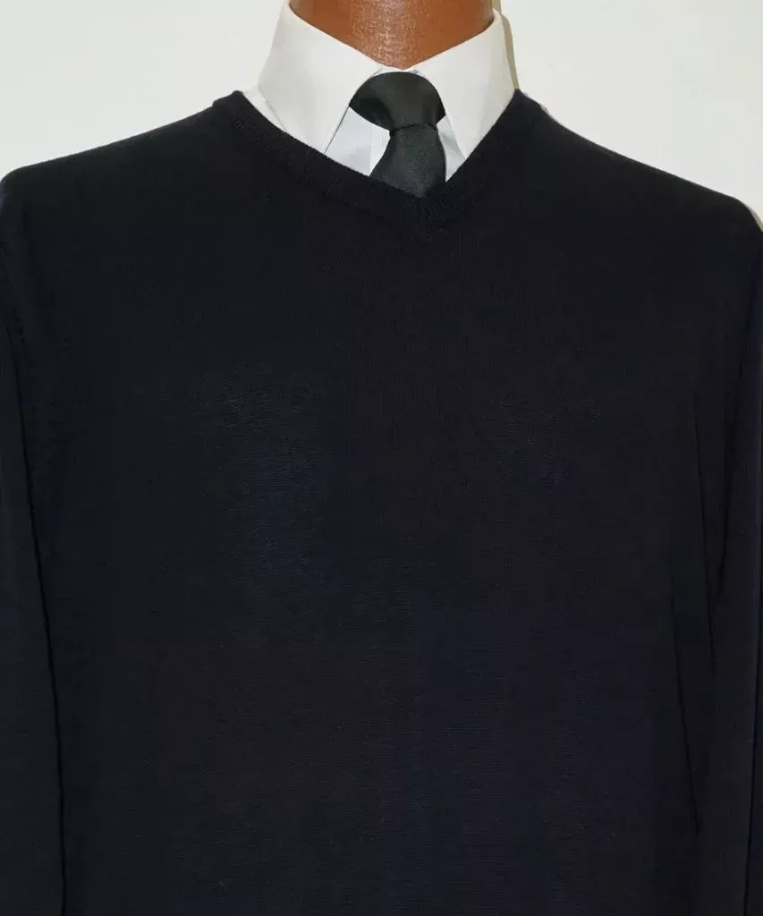 Cotton blend Navy Long Sleeve Sweater