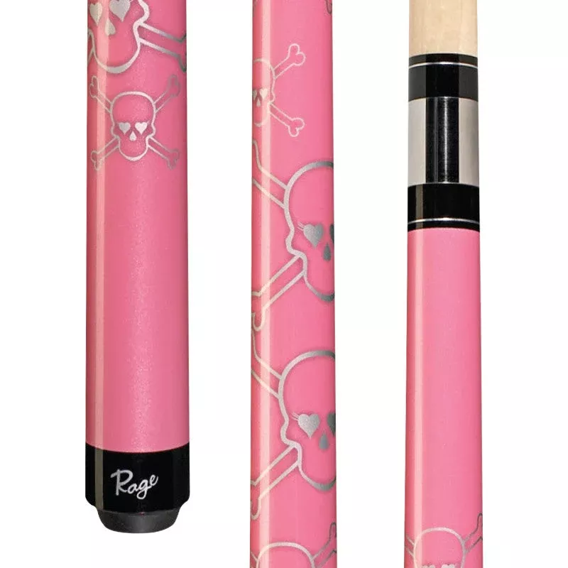 Cotton Candy Skull Rage Cue Stick