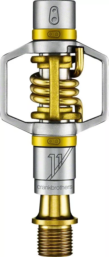 Crankbrothers Egg Beater 11 Pedals - Dual Sided Clipless Titanium9/16" Gold