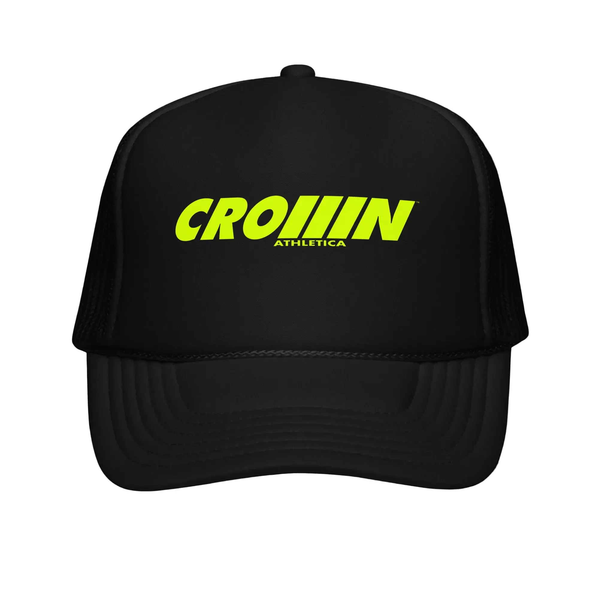 CROWN ATHLETICA /// Foam Trucker Hat (BLACK)