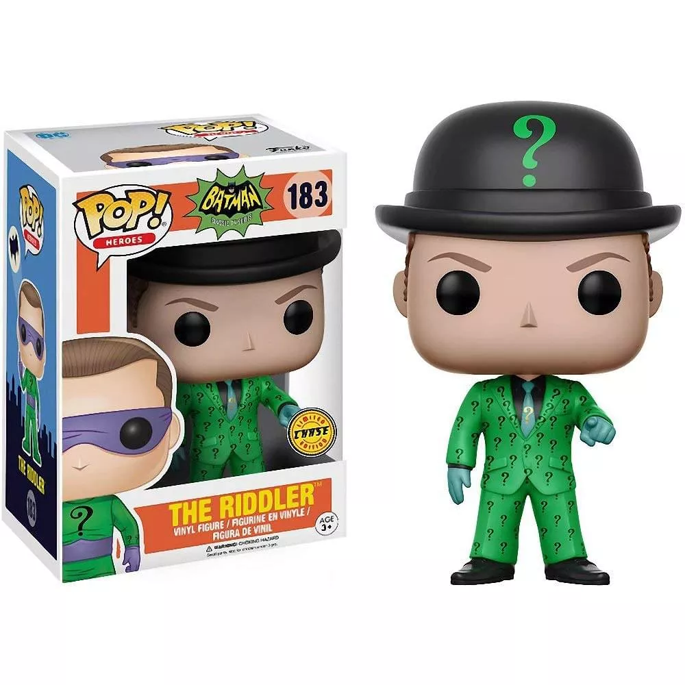 DC Heroes Funko POP Vinyl Figure - Riddler Chase Variant