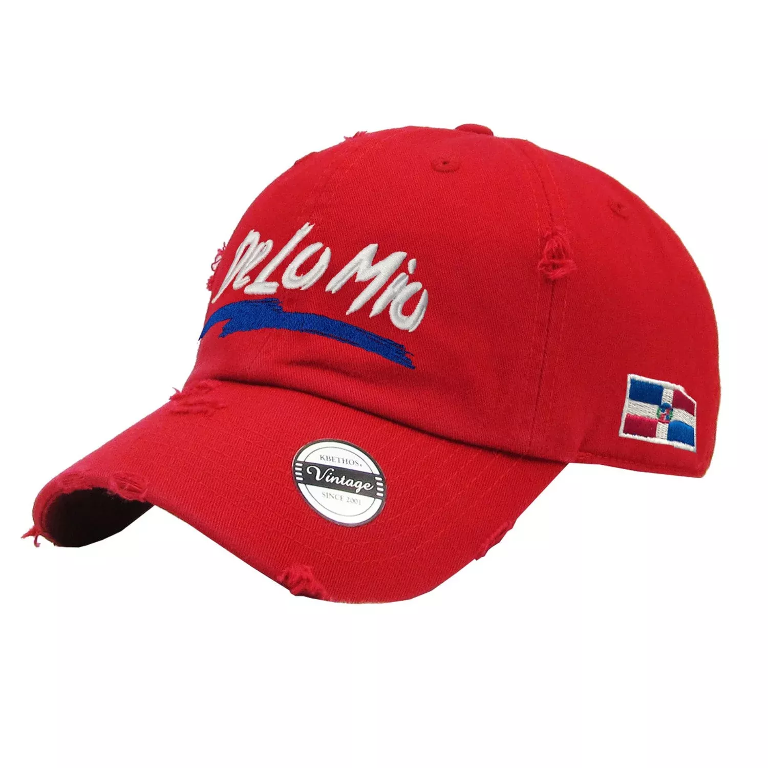 "De lo mio" embroideredlogo Dominican Vintage Hat