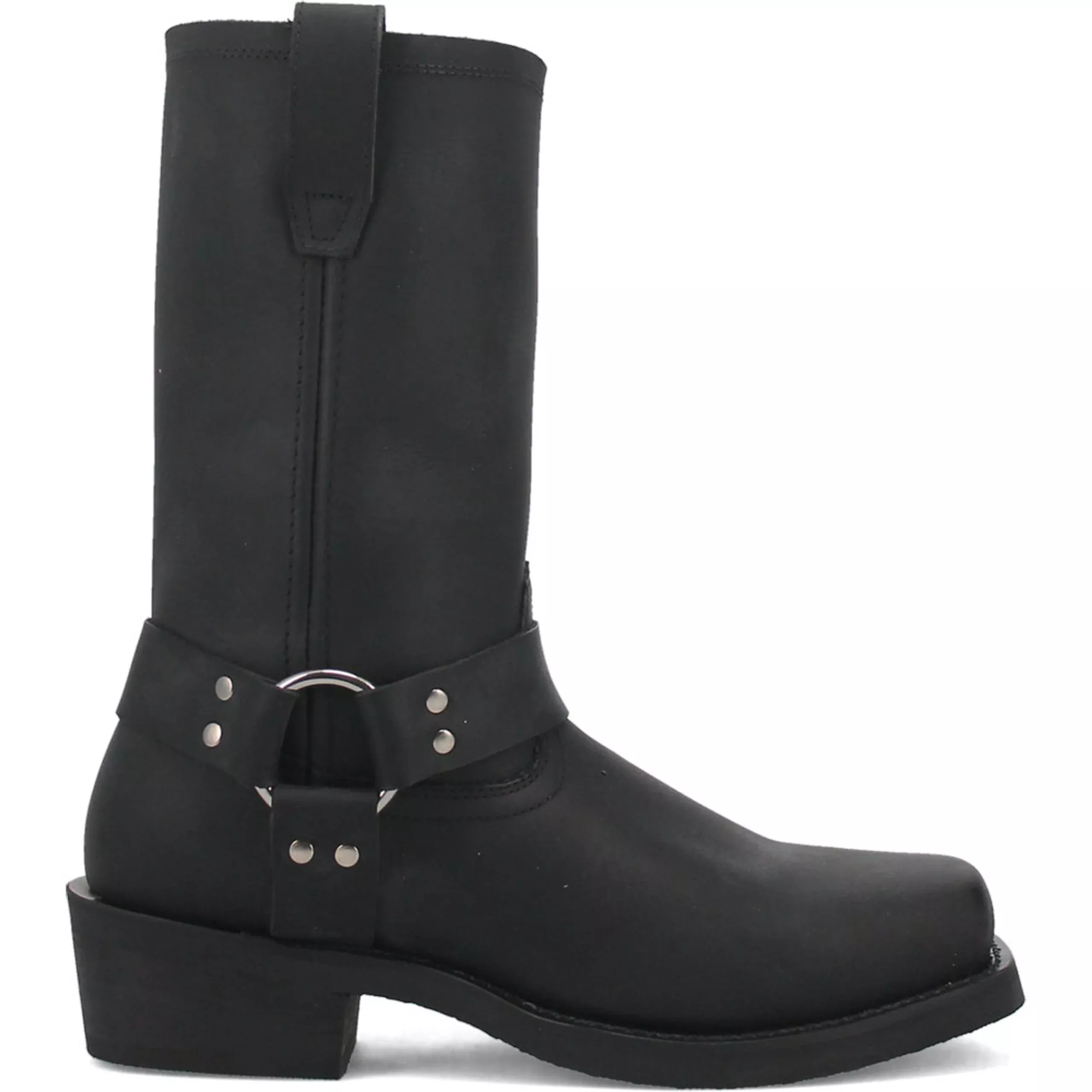 Dingo Black Oil Resistant Leather Mens Biker Boot