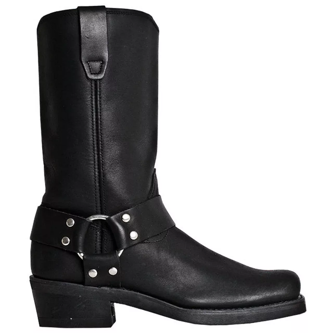 Dingo Black Womens Leather Motor Cycle Boots