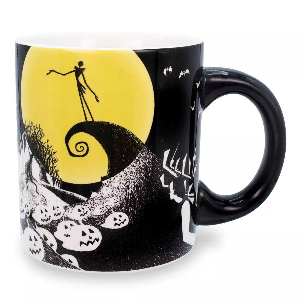 Disney's The Nightmare Before Christmas Ceramic Mug With 3D Jack Sculpt Inside