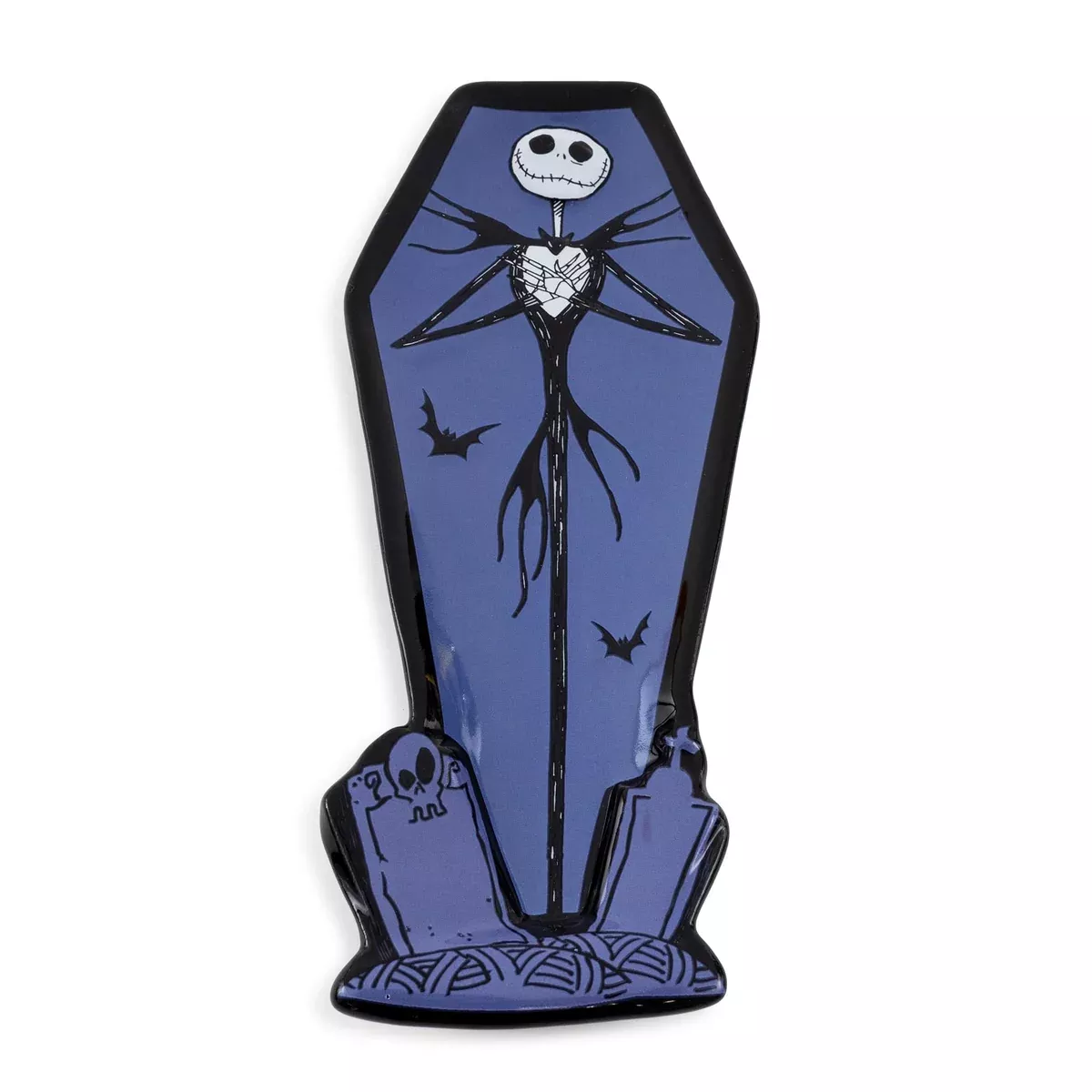 Disney's The Nightmare Before Christmas Jack Coffin Sculpted Ceramic Spoon Rest