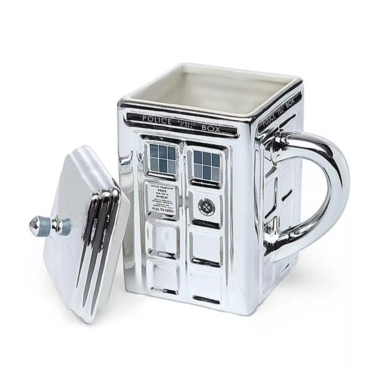 Doctor Who - Chrome Tardis Ceramic Mug