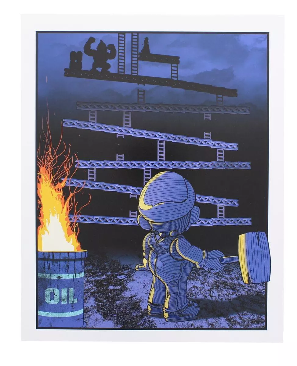 Donkey Kong 8x10 Art Print by Russ Moore
