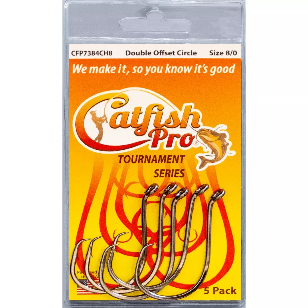 Double Offset Circle Hooks 8/0