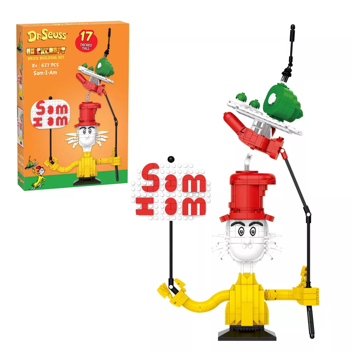 Dr. Seuss Sam I Am 637 Piece Building Set