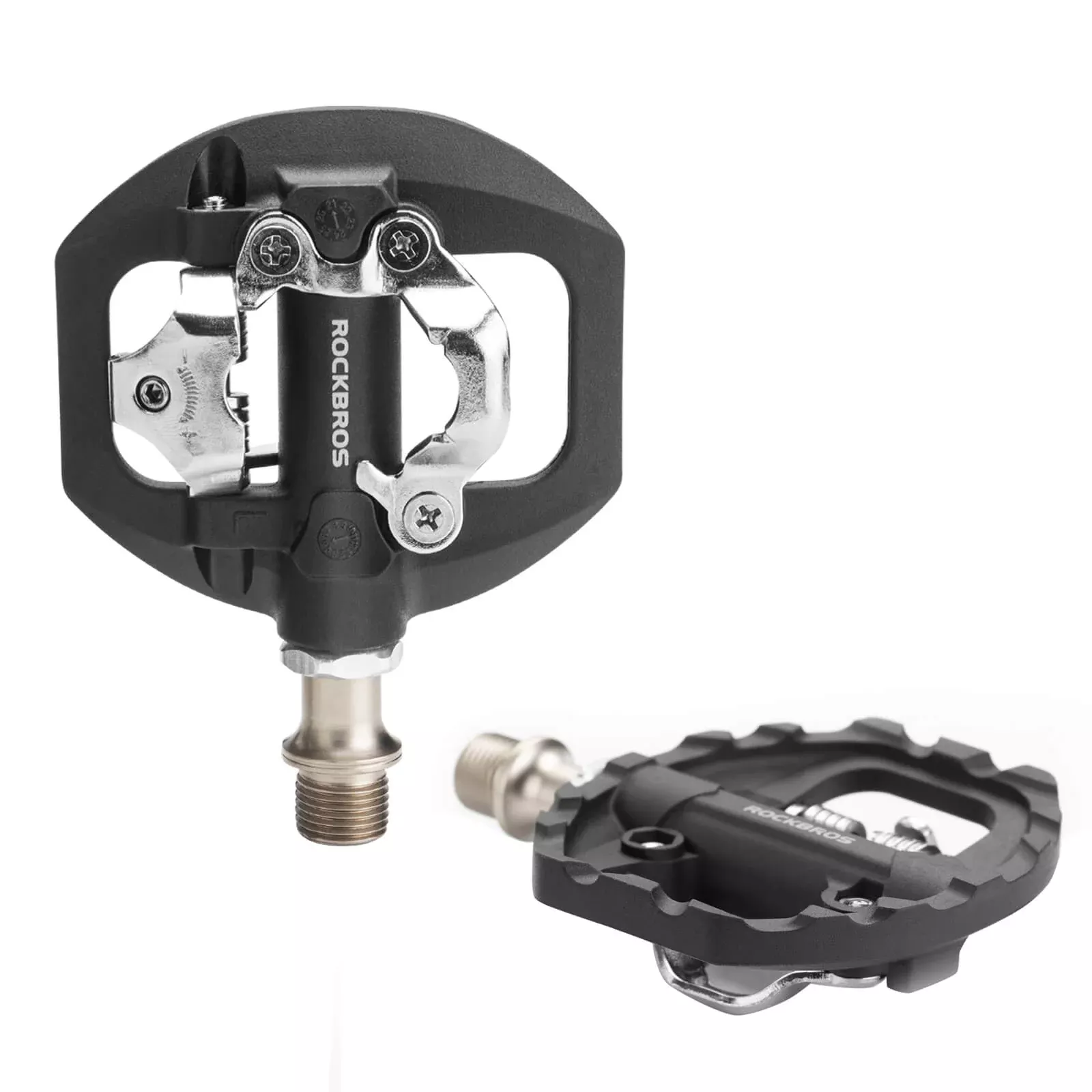 Dual Platform MTB Pedals - Clipless & Flat