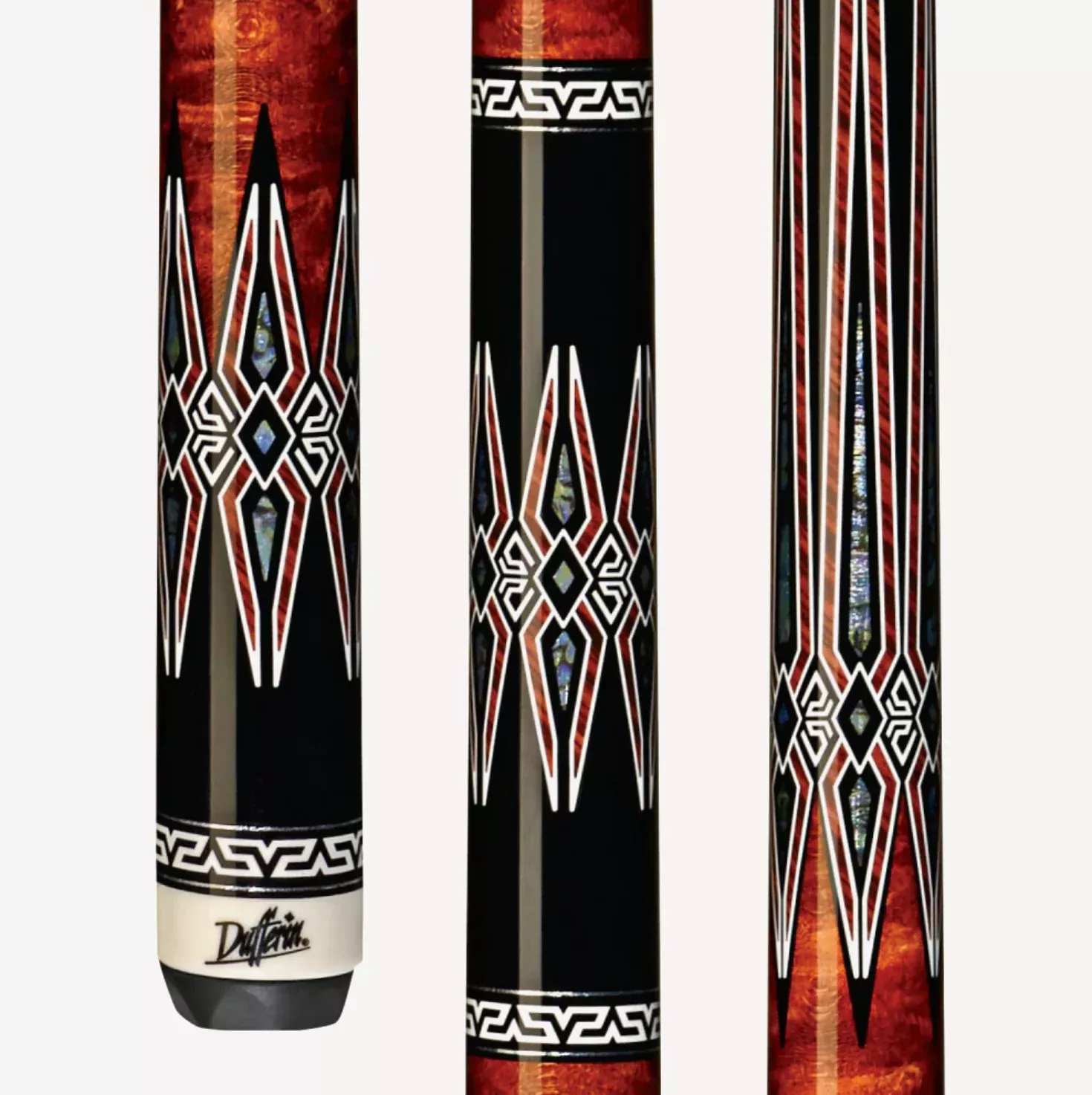Dufferin Black & Maple Wrapless Cue