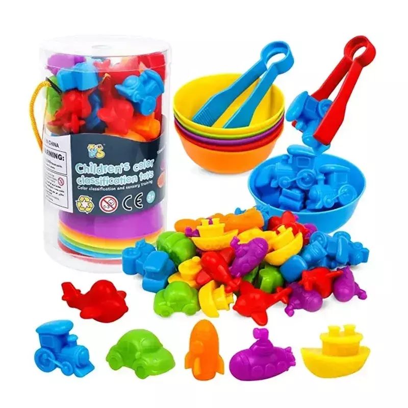 Early Learning Rainbow Car Counting Game