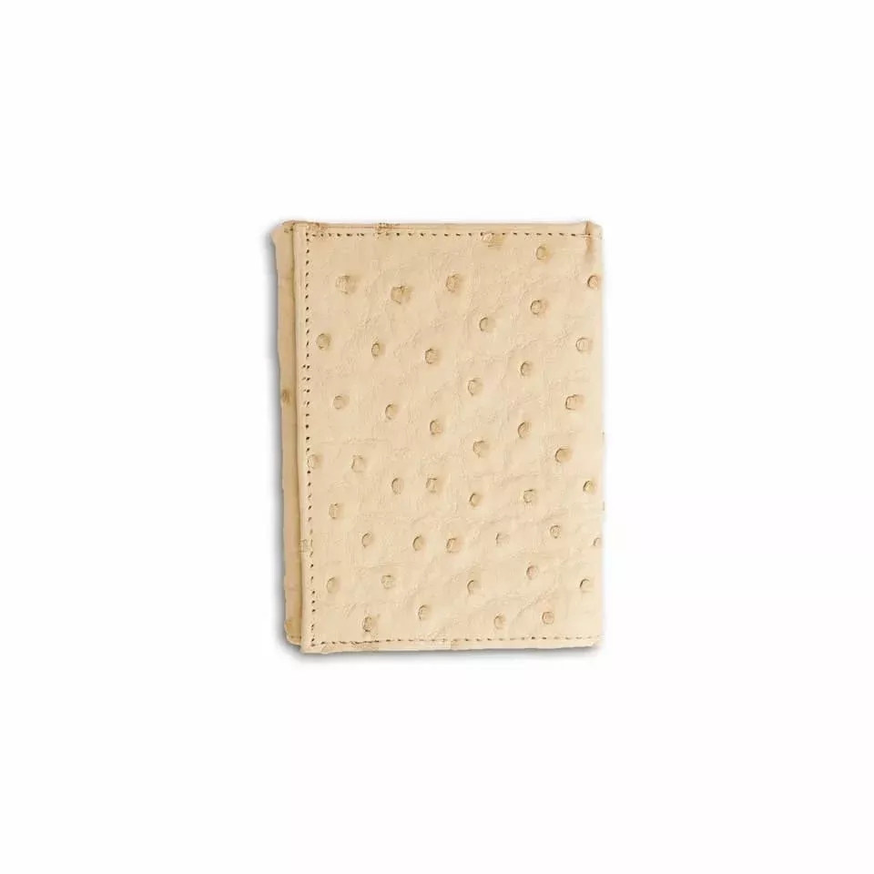 Ferrini Full Quill Ostrich Trifold