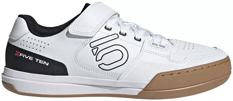 Five Ten Hellcat Mountain Clipless Shoes - Men's FTWR White/Core Black/Red 8