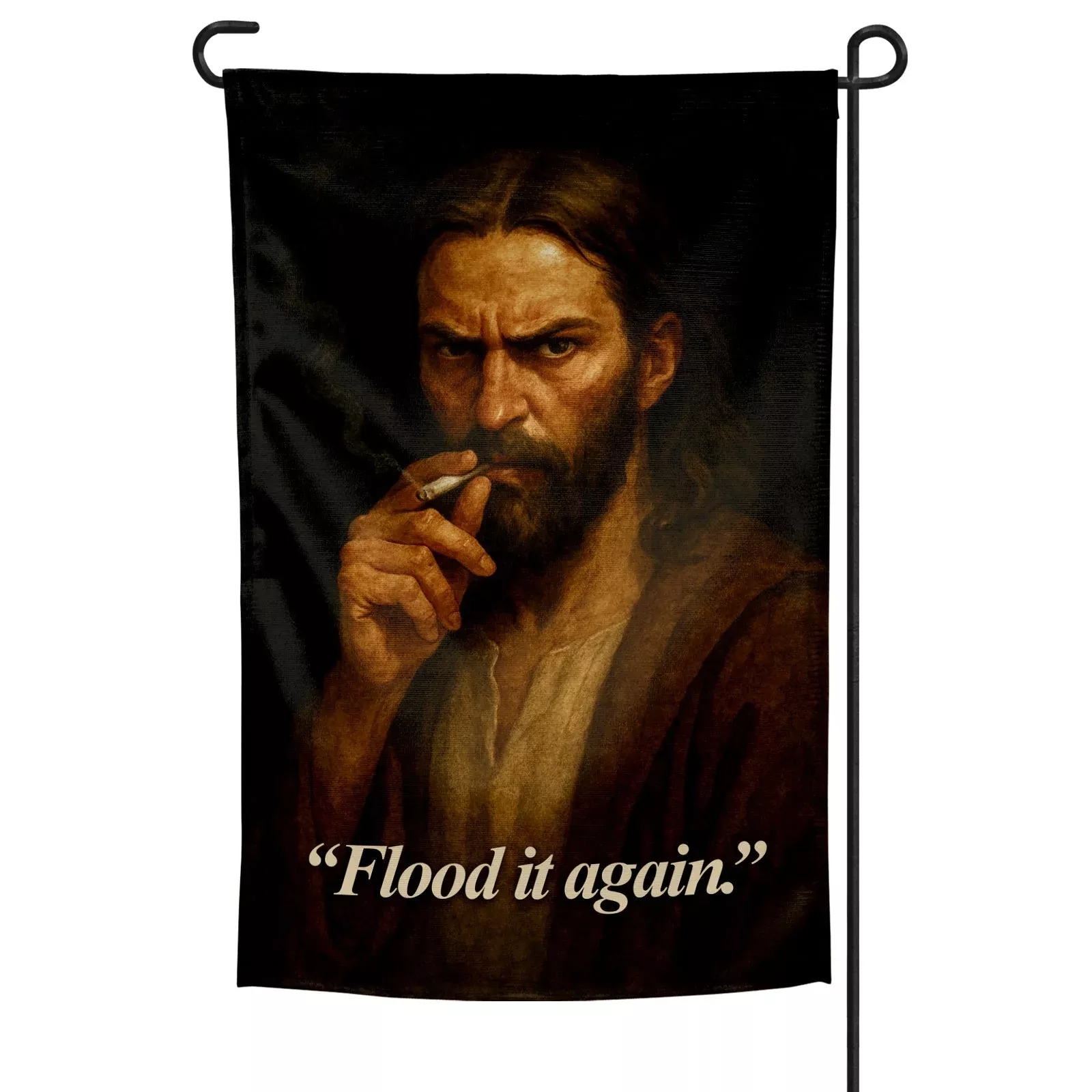 Flood It Again Garden Flag