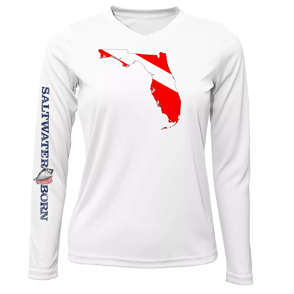 Florida Diver Long Sleeve UPF 50+ Dry-Fit Shirt