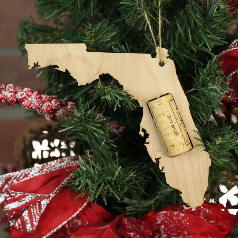 Florida Wine Cork Holder Ornaments