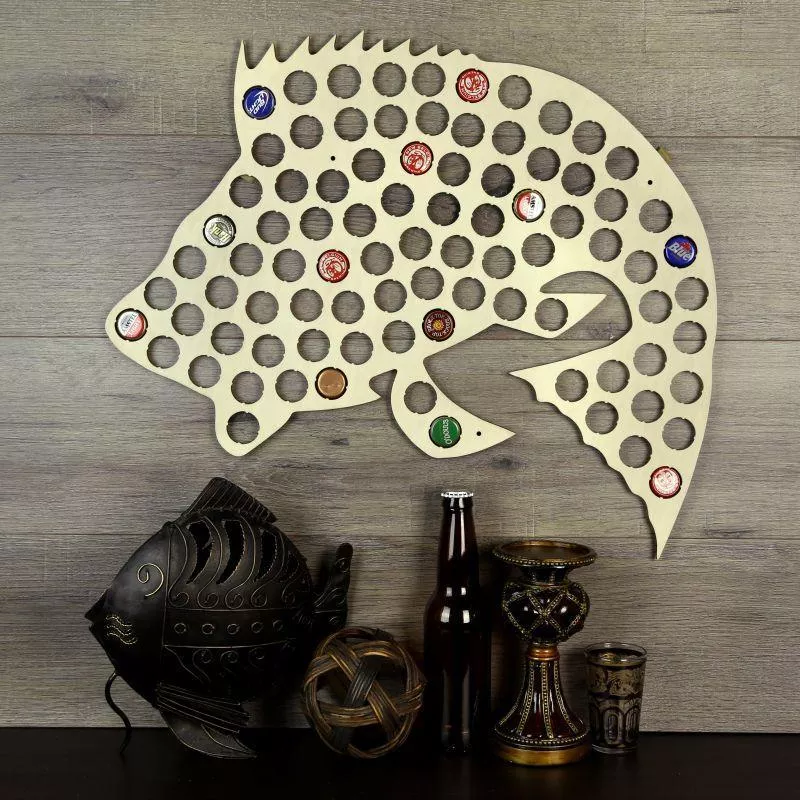 Flying Bass Beer Cap Holder