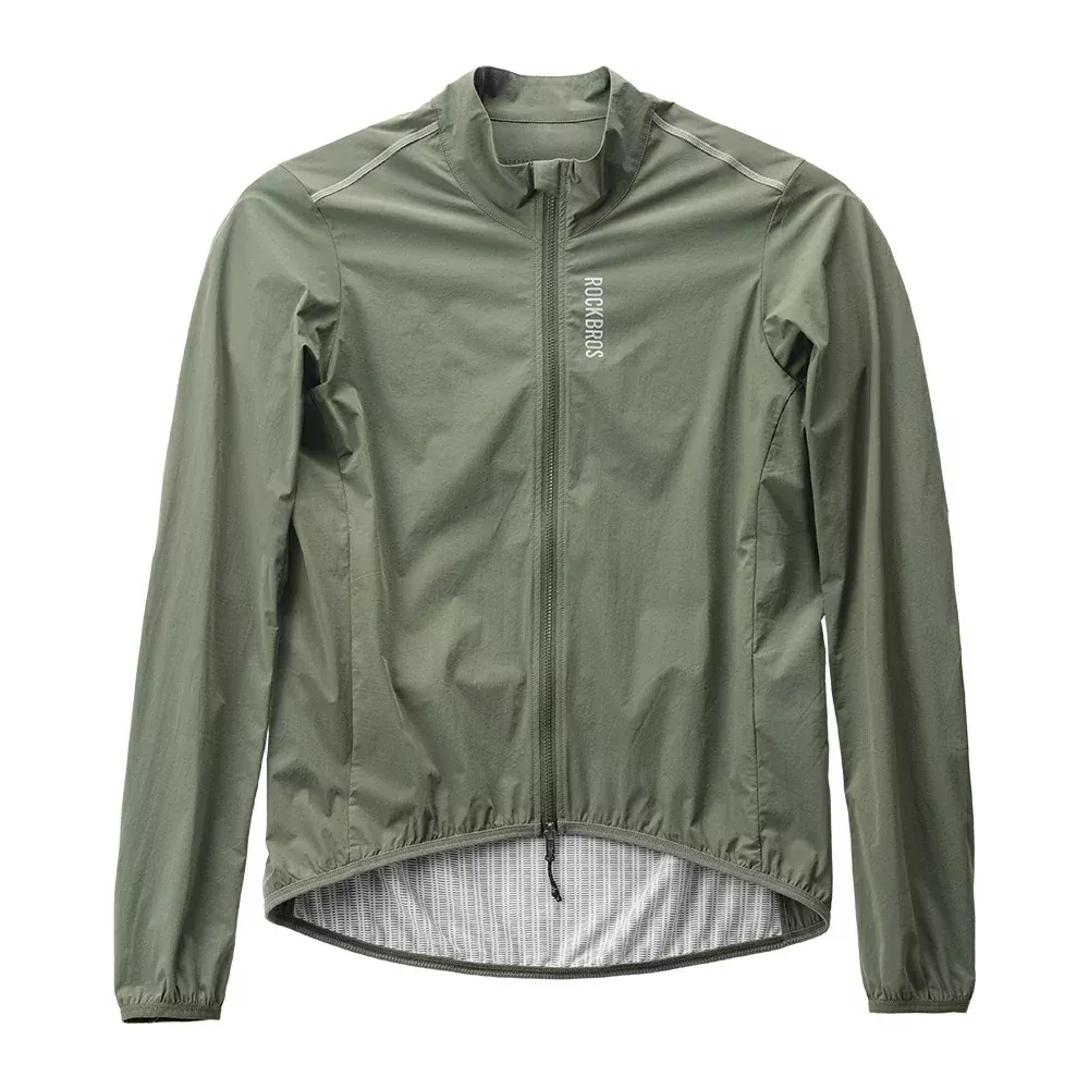 Foldable Windproof Cycling Jacket UV Protection for 50–77 °F