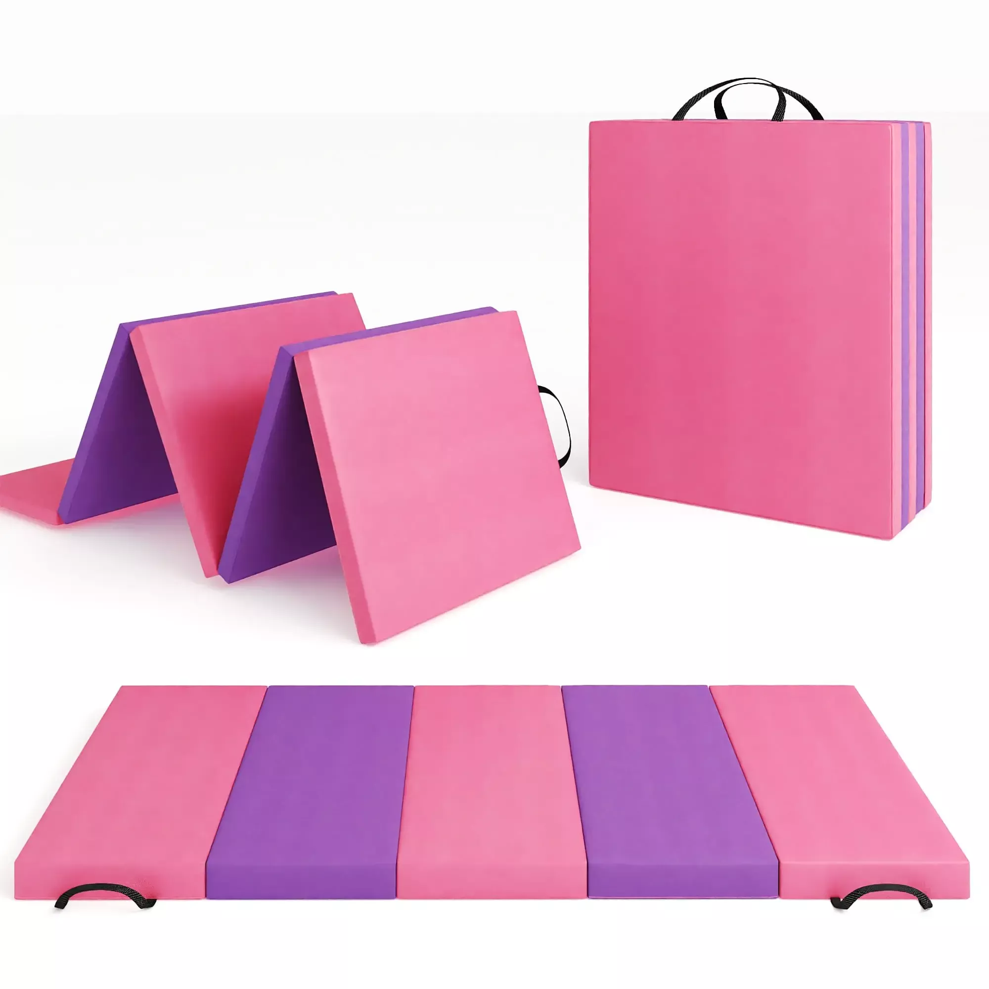 Folding Gymnastics & Tumbling Exercise Mat