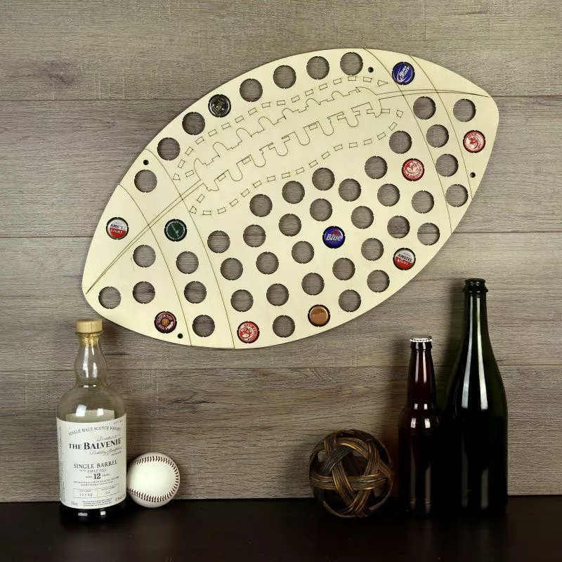 Football Beer Cap Holder