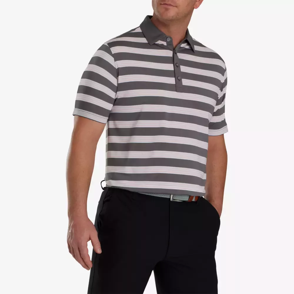 FootJoy Multi Pinstripe Lisle Polo