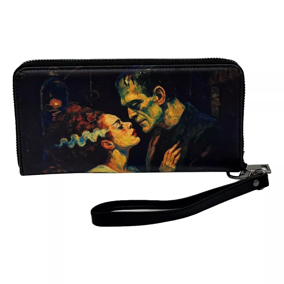 Frankenstein and His Bride Clutch Wallet