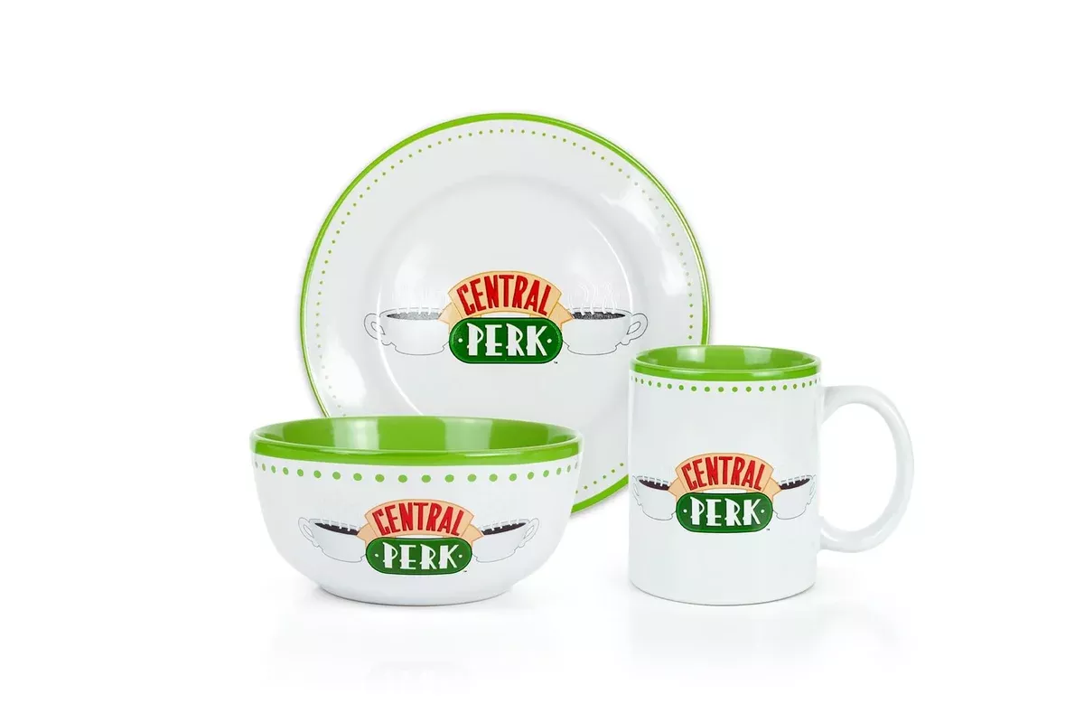 Friends Central Perk Coffee House Dining Set Collection | 3-Piece Dinner Set