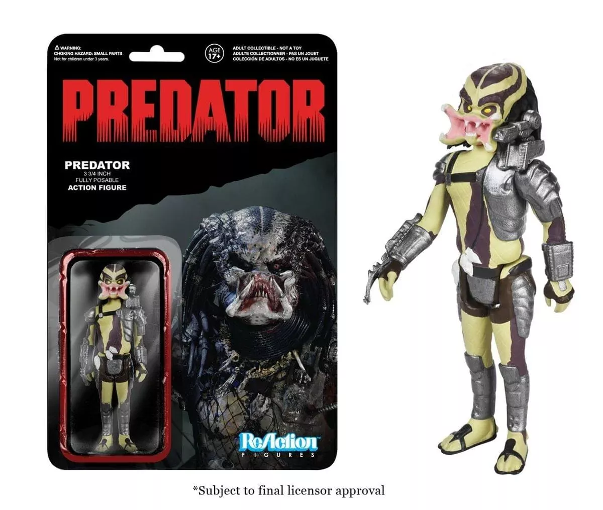Funko ReAction Predator Open Mouth Predator Action Figure