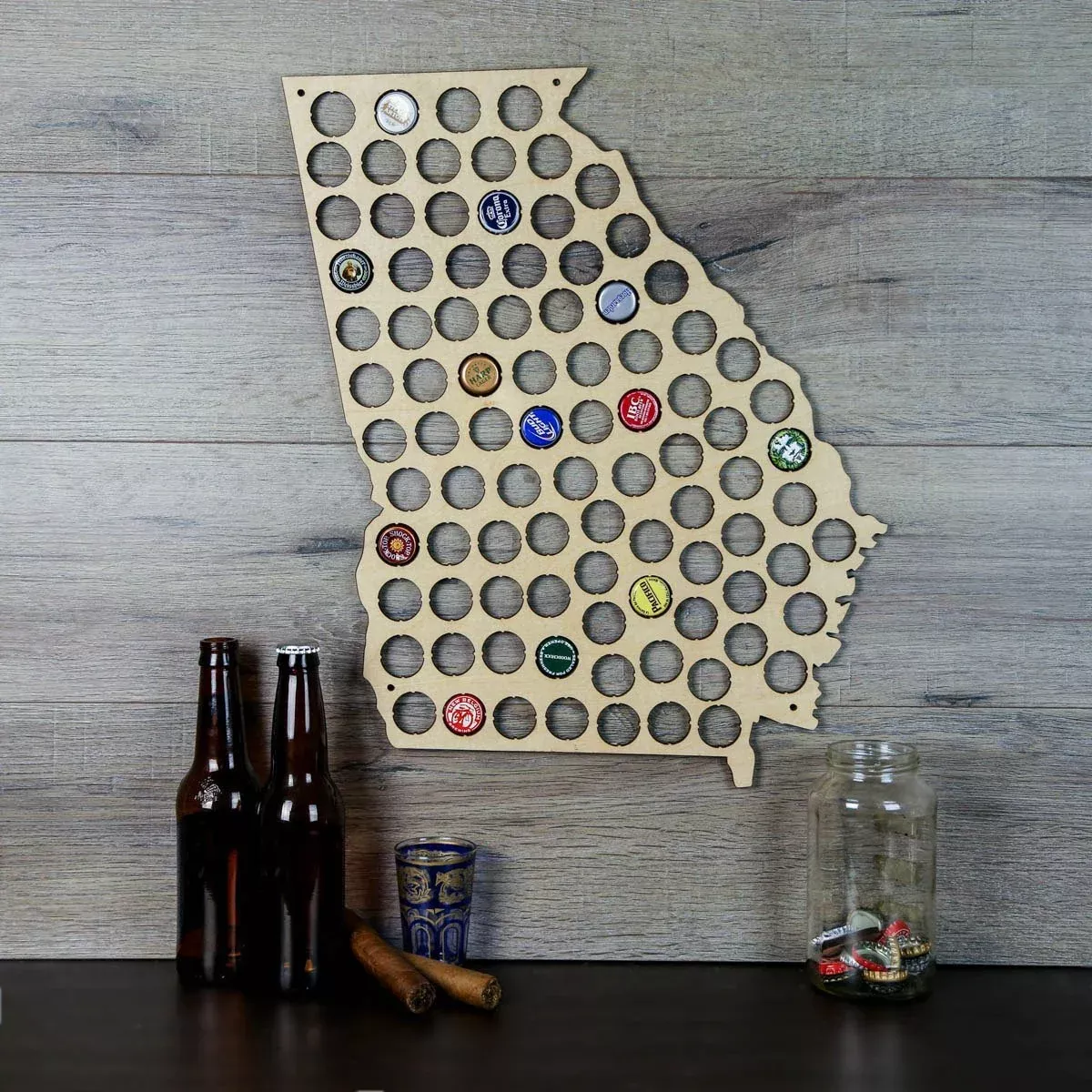 Georgia Beer Cap Map