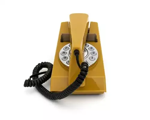 GPO Retro Trim Phone Desktop or Wall Mountable - Mustard