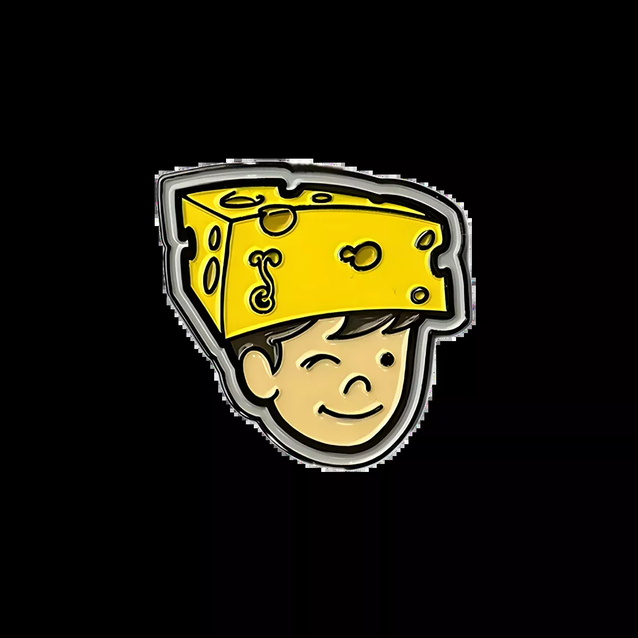Green Bowl Packers Cheesehead Pin