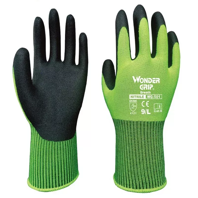 Grip and GoFluorescent Green Garden Gloves