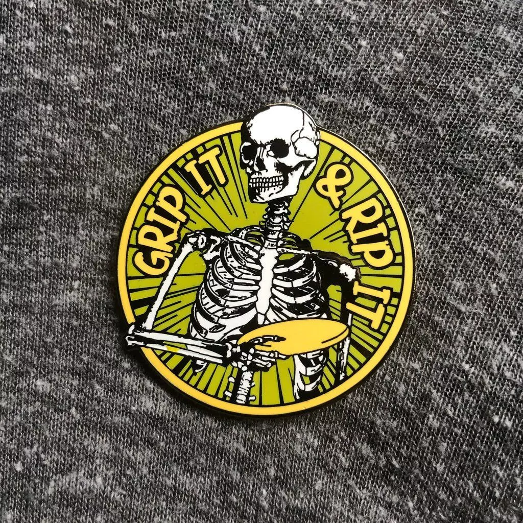 Grip It & Rip It Pin - Locking Metal Backer