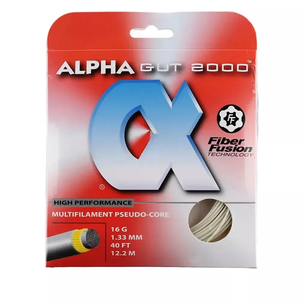 Gut 2000 16G Tennis String Black