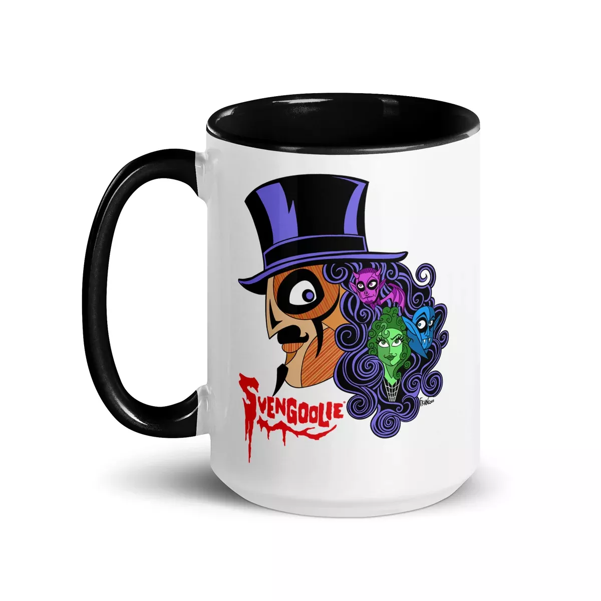 "Hair's Looking At You" Svengoolie Ceramic Mug by Franco Aureliani (2025 Series)