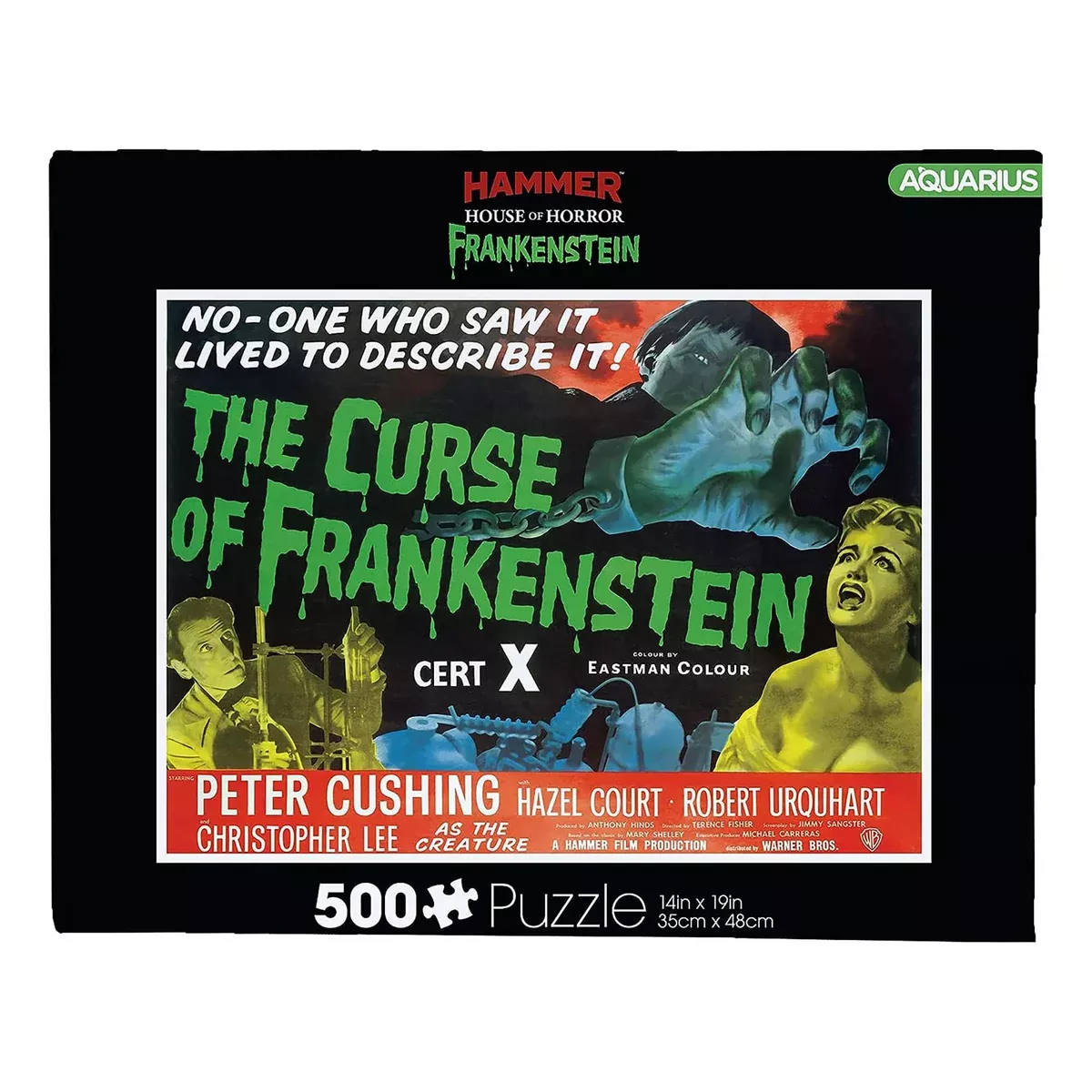 Hammer Horror Frankenstein 500 Piece Jigsaw Puzzle