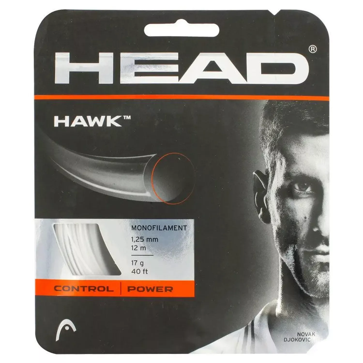 Hawk 17G Tennis String White