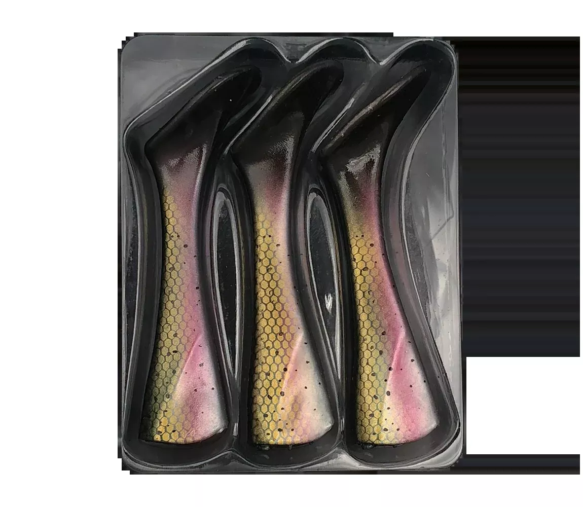 Headbanger Shad 9" Replacement Tails - Firetiger