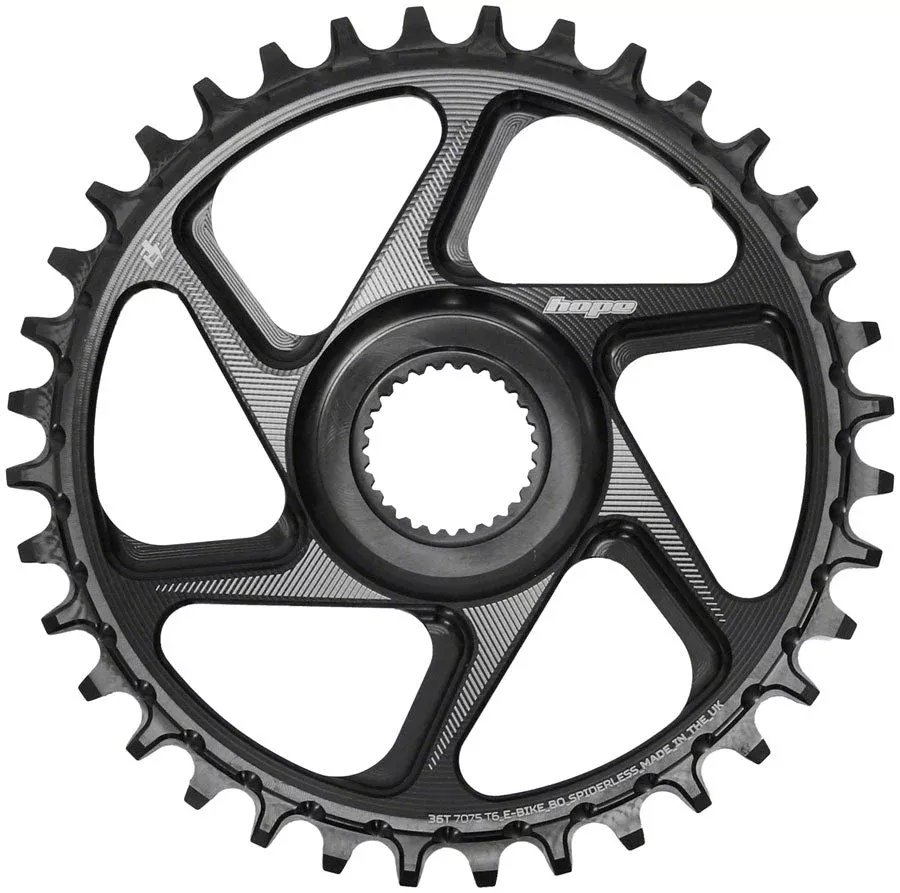 Hope Spiderless Chainring -36T R22EbikeBoschBlack
